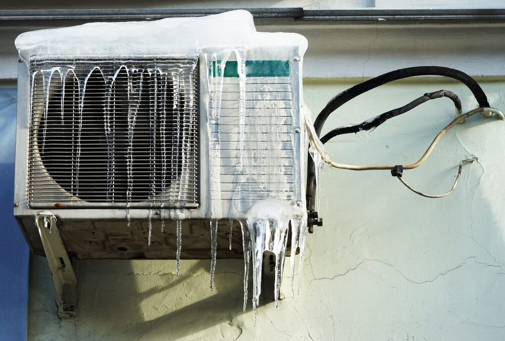 frozen air conditioner